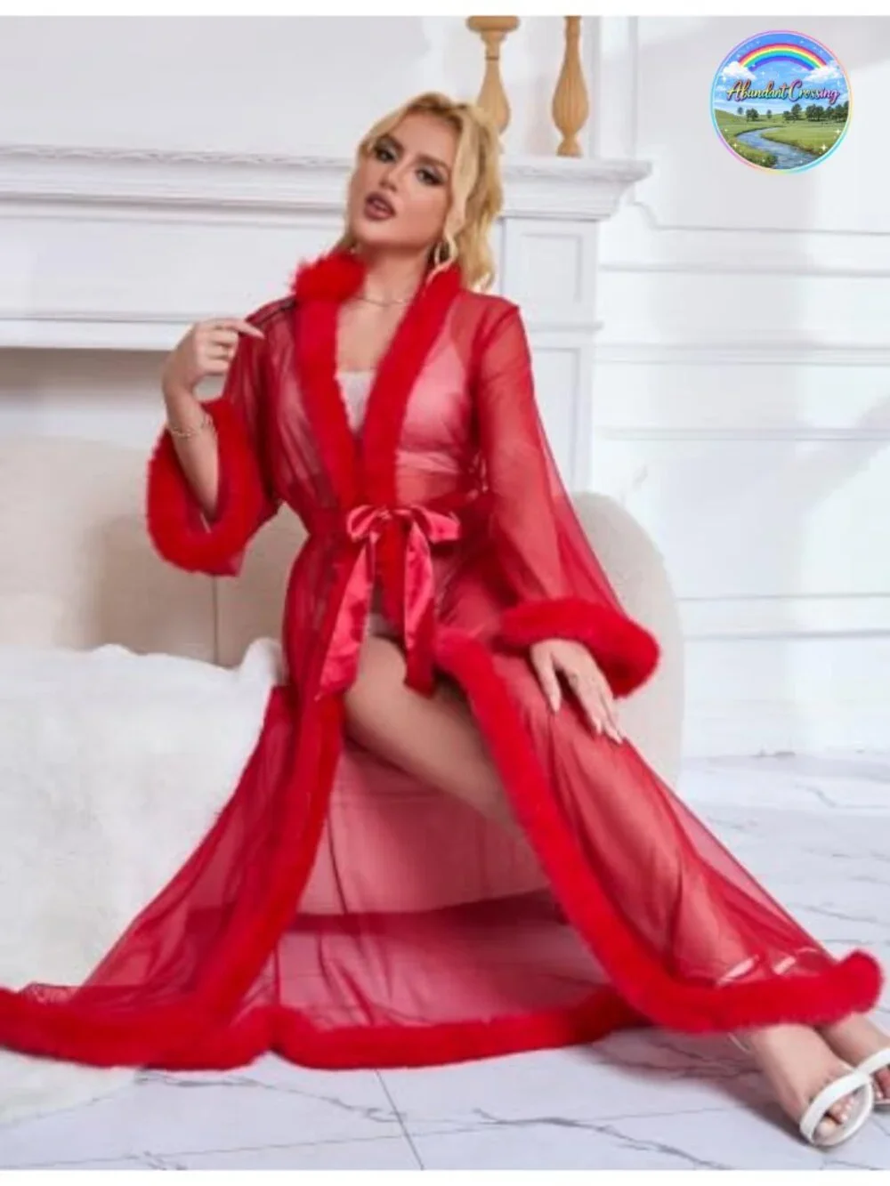 N/A flowy faux